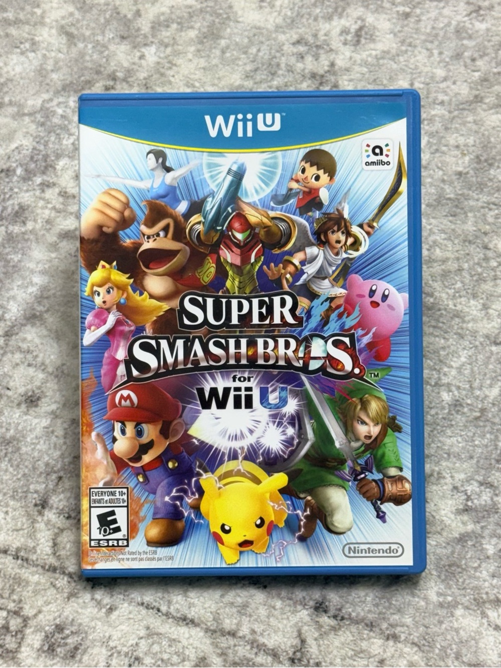 Nintendo Wii U Super Smash Bros Video Game CD
